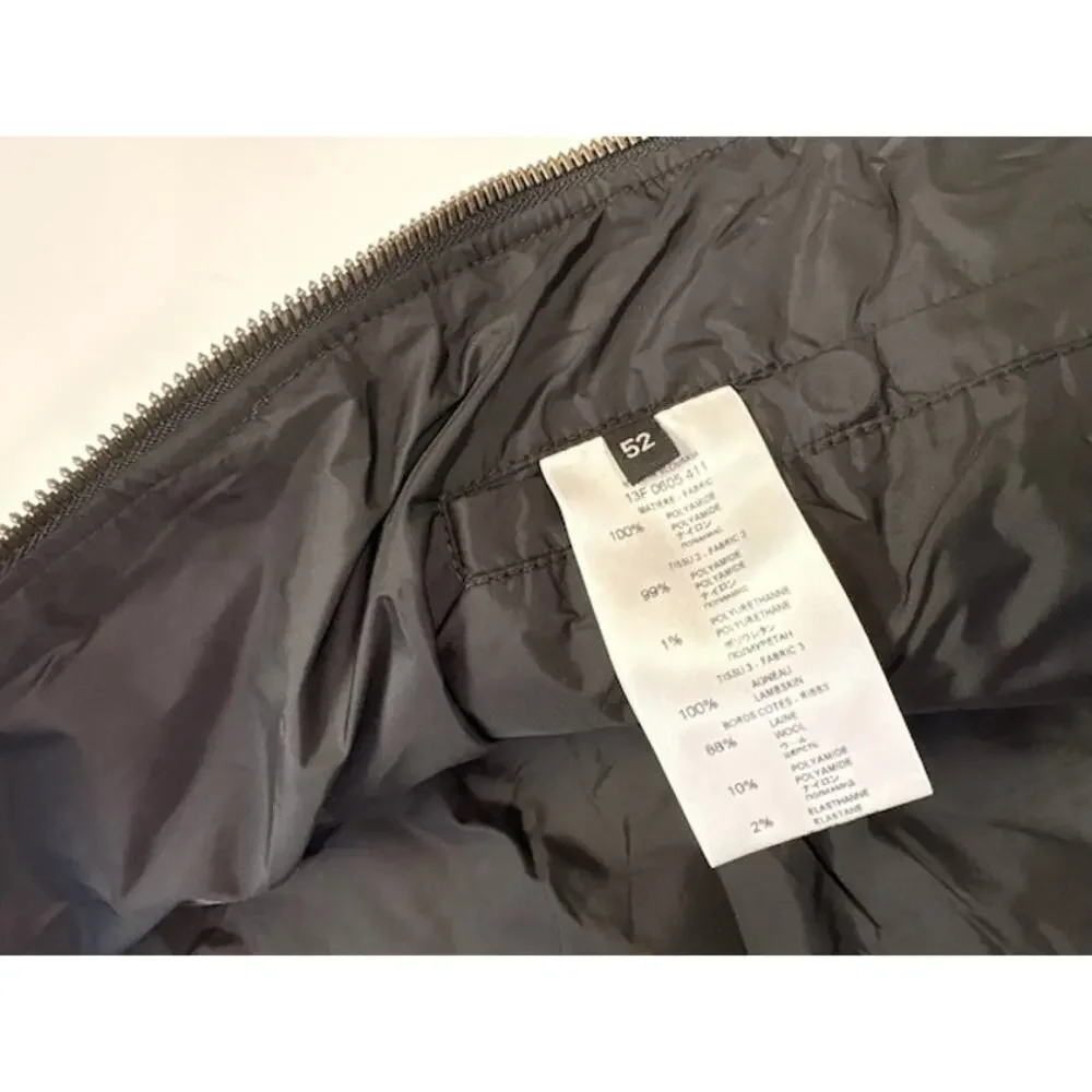 Givenchy Plaid Down Quilted Vest Full-Zip Pockets Black/Multicolor Mens Size 52 - Picture 12 of 16